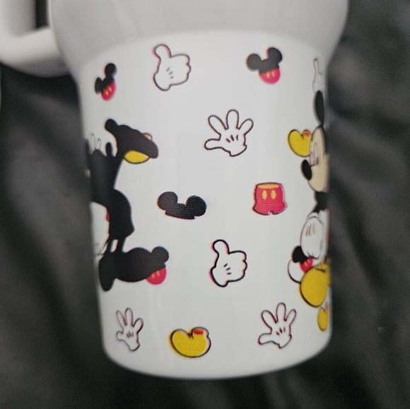 Mickey Mouse Travel Tumbler Stainless Thermos Cooler Mug Steel NEW - Picture 3 of 9